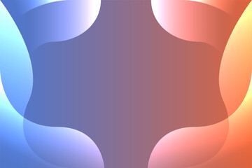 Blue And Orange Abstract Background