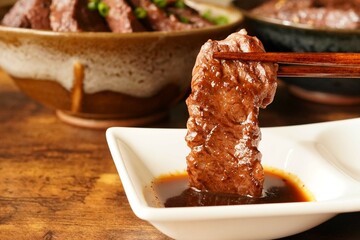 牛ハラミ　焼肉　タレ