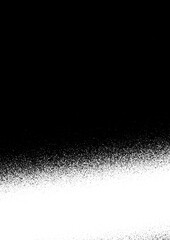 Monochrome grain noise texture, grunge gradient, dirty distressed effect background transparent
