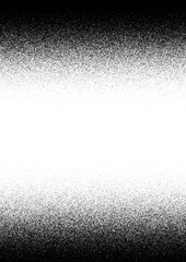 Monochrome grain noise texture, grunge gradient, dirty distressed effect background transparent