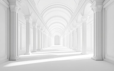 White Columns Hallway.