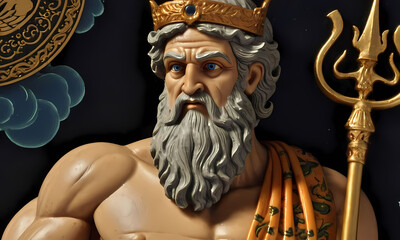 Obraz premium ZEUS - god of sky and thunder.