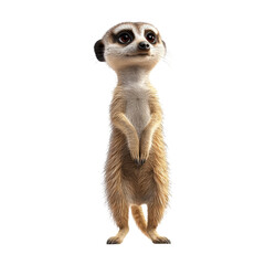 Cute Meerkat Standing on Two Legs