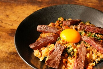 牛ハラミ　キムチビビンバ風　牛肉