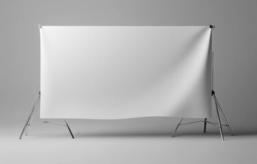 Blank White Backdrop.