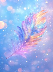 Obraz premium background with feathers