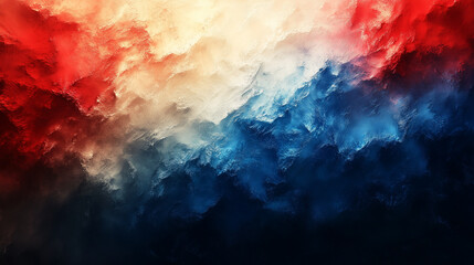 Obraz premium Russia flag colors abstract watercolor background