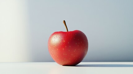 A Single Red Apple