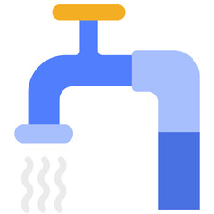 faucet flat icon