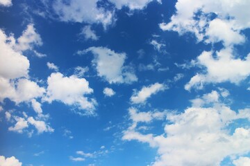 white cloud with blue sky background