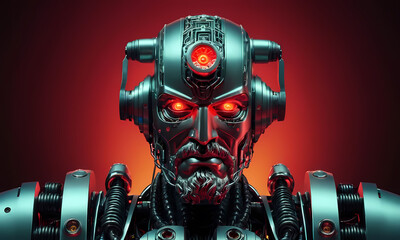 stoic iron man robot