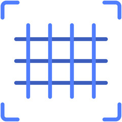 grid flat icon