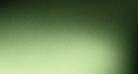 Dark to light green abstract grainy background empty space for design or text