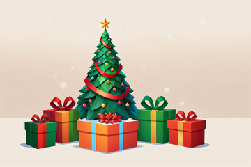 Fototapeta premium Christmas gifts