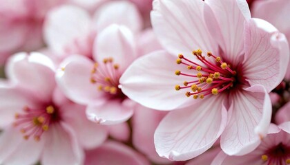 Vibrant Cherry Blossom Close-Up