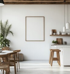 Mockup Kitchen Interior.