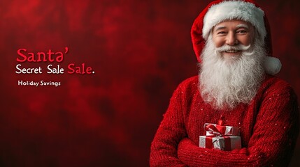 Santa Claus Announces Secret Sale | Holiday Savings | Limited-Time Offer