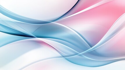Obraz premium Abstract white, blue, with light pink waves background