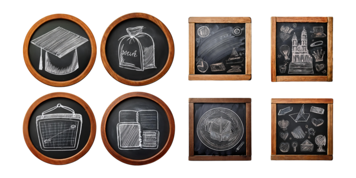 Decorative Chalkboard Backgrounds for Various Uses