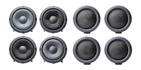 Set of Eight Unique Speaker Designs