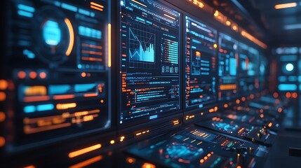 Obraz premium Explore innovative technology through modern data visualization