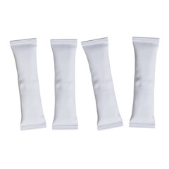 white plastic bag isolated