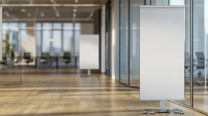 Blank Roll Up Banner.