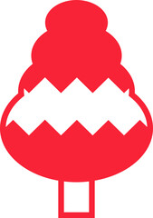 Christmas Tree and Pine Icon