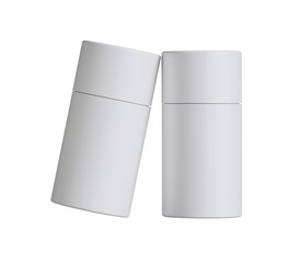 white packaging for cosmetic.