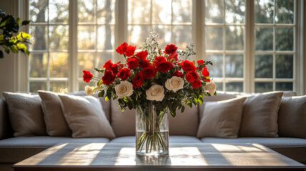 Flower, flower arrangement, art, scene, vase, beautiful, gorgeous, life, four seasons, spring, summer, autumn, winter, bedroom, living room, dining table, dining room, flower, bouquet, yellow, orange,