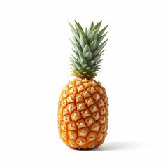 pineapple on white background