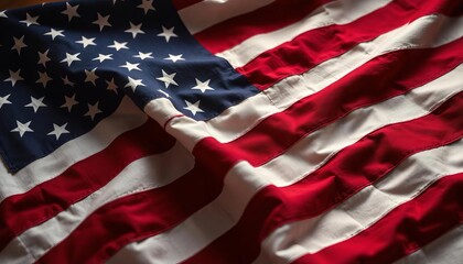 American flag.