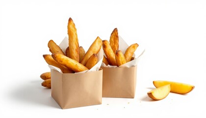 french fries in a box