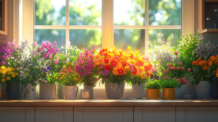 Flower, flower arrangement, art, scene, vase, beautiful, gorgeous, life, four seasons, spring, summer, autumn, winter, bedroom, living room, dining table, dining room, flower, bouquet, yellow, orange,