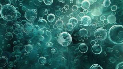 Innovative abstract bubbles featuring the Earth inside, designed to evoke environmental awareness and sustainability.