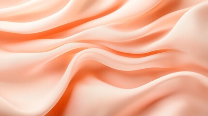 Fototapeta premium Light pale coral abstract elegant luxury background Peach pink shade Color gradient Blurred lines stripes Drapery Template Empty Mothers day Baby child Birthday Valentine Vintage