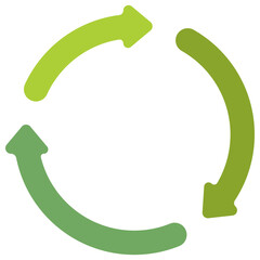 recycle flat icon