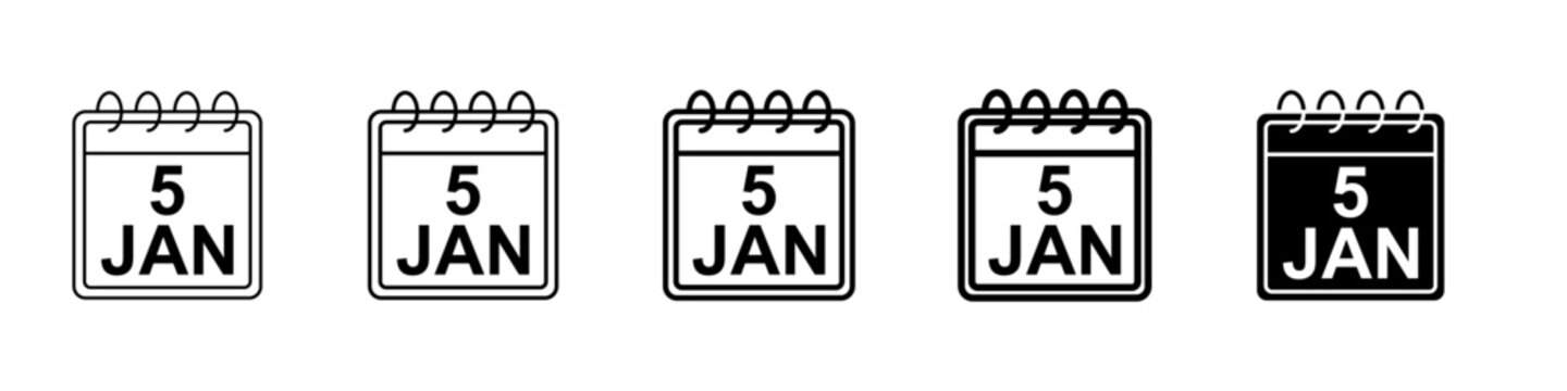 celendar icon Simple outline illustration