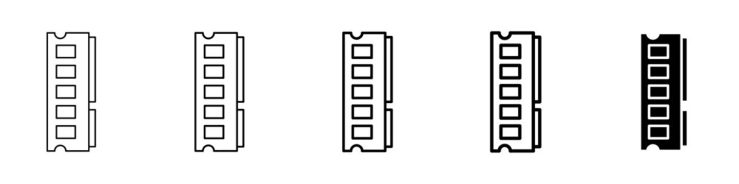ram icon Simple outline illustration