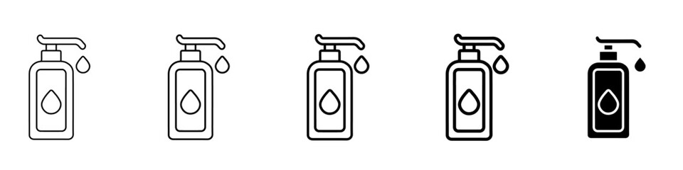 soap icon Simple outline illustration
