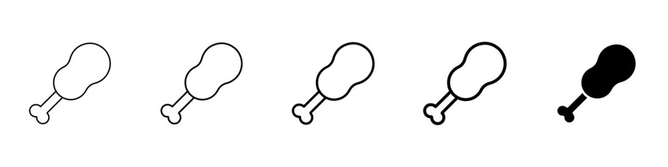 turkey icon Simple outline illustration