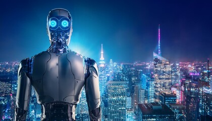 Naklejka premium Capture the innovations driving the development of human-like robots. 