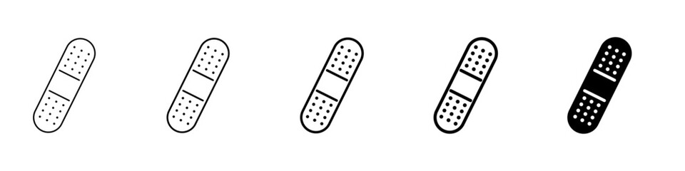 bandege icon Simple outline illustration