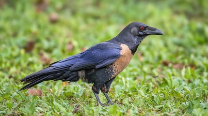 Fototapeta premium Rook bird crow ravenspecies c frugilegusfamily corvidaeclass avesorder passeriformeskingdom animaliagenus corvus