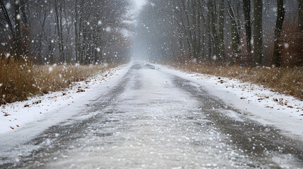 Hailstorm with ice pellets hitting the ground, severe weather, frozen precipitation