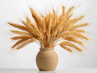 vase and wheat