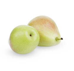 Ripe pears isolated on transparent background. (.PNG)