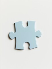 Obraz premium Jigsaw puzzle pieces connecting to form a solution