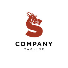 Letter S Saola logo icon vector