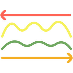 electromagnetic flat icon